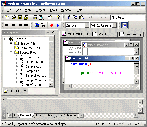 PrEditor 2.1 screenshot